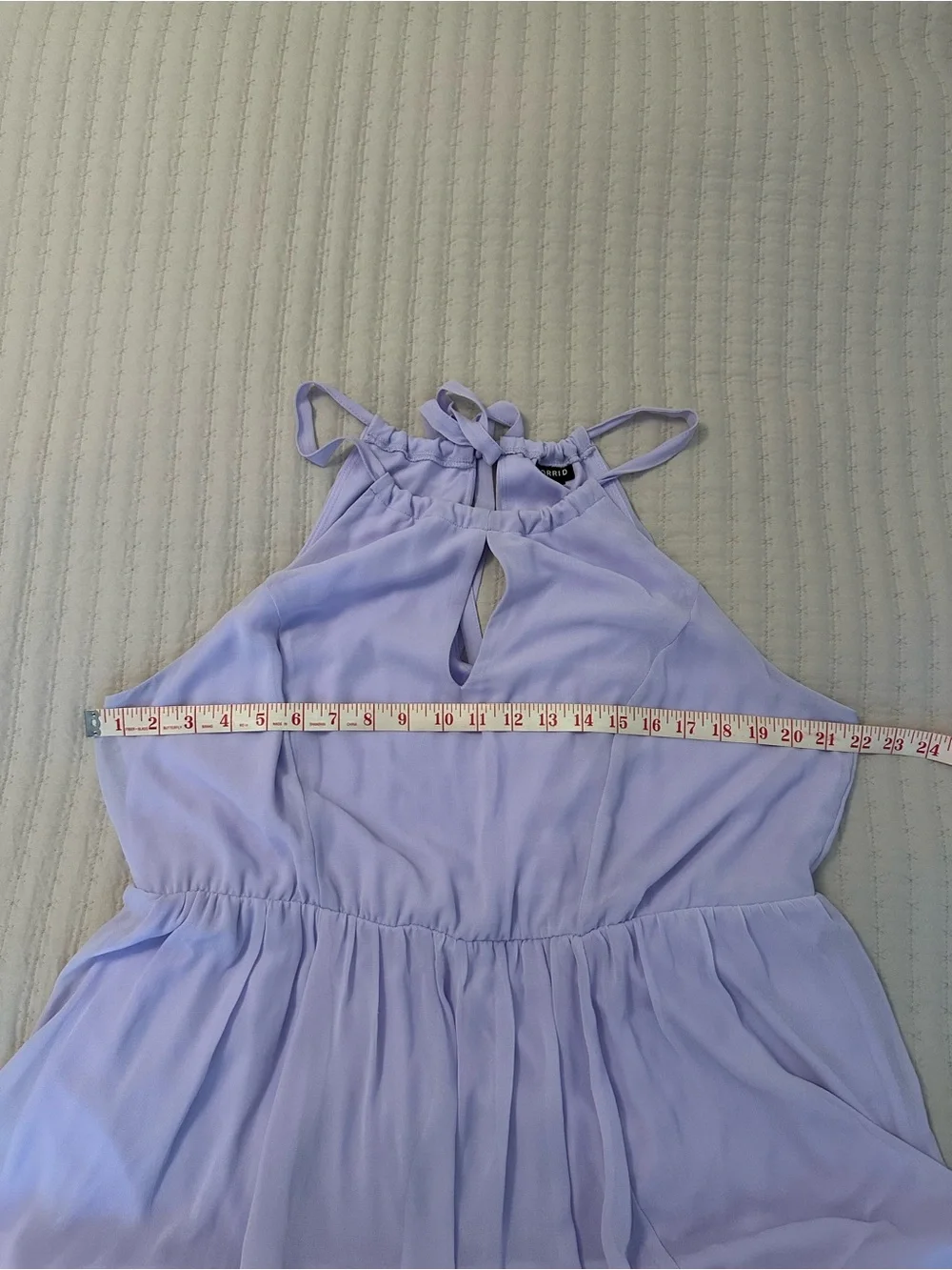 Torrid Lavender High Neck Keyhole Dress - Picture 8 of 12